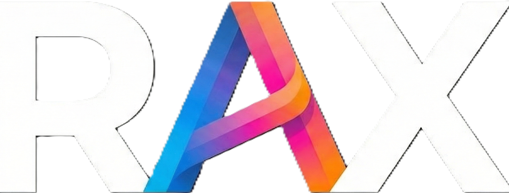 Real Rax Logo RAX | Less Admin. More Art.